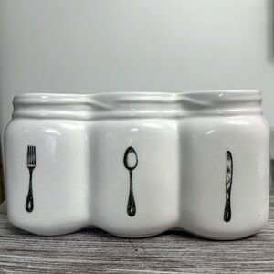 Kitchen Cutlery Utensil Holder Caddy Flatware Organizer Silverware Storage